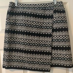 Faux wrap skirt